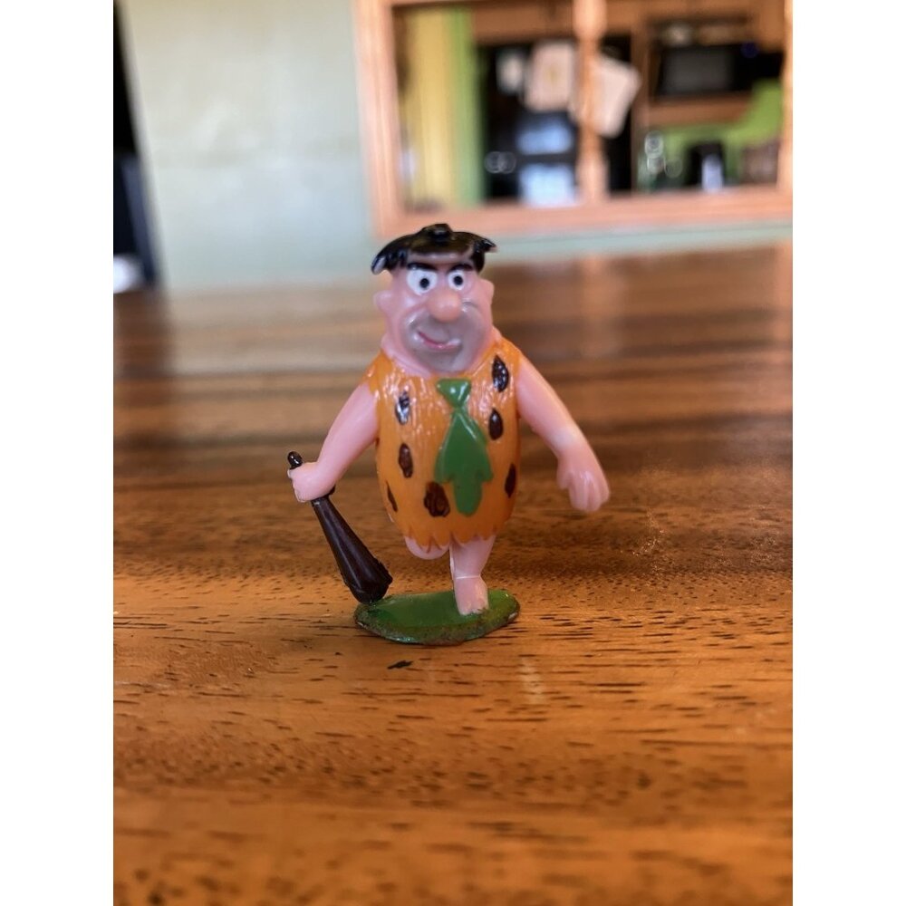Flintstones Fred Flintstone Figure by Marx Tinykins 1960s Cereal Toy RARE